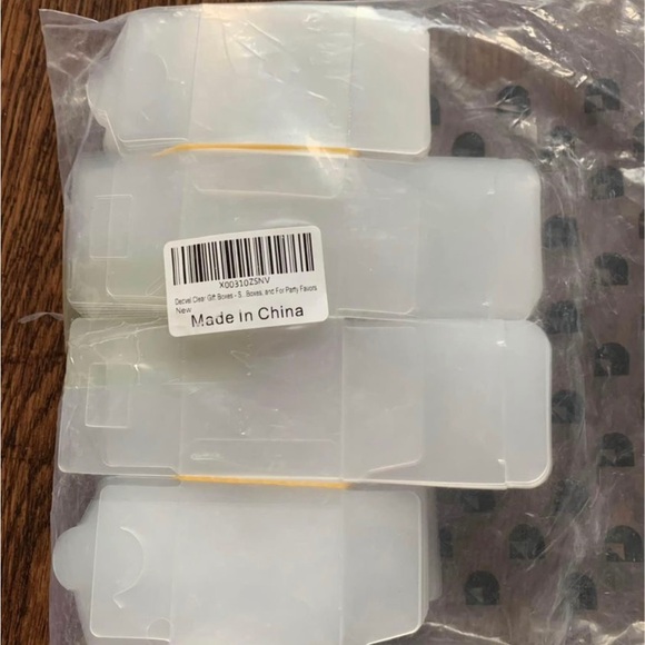 Clear gift boxes for favors, party weddings 97 pc - Picture 7 of 8
